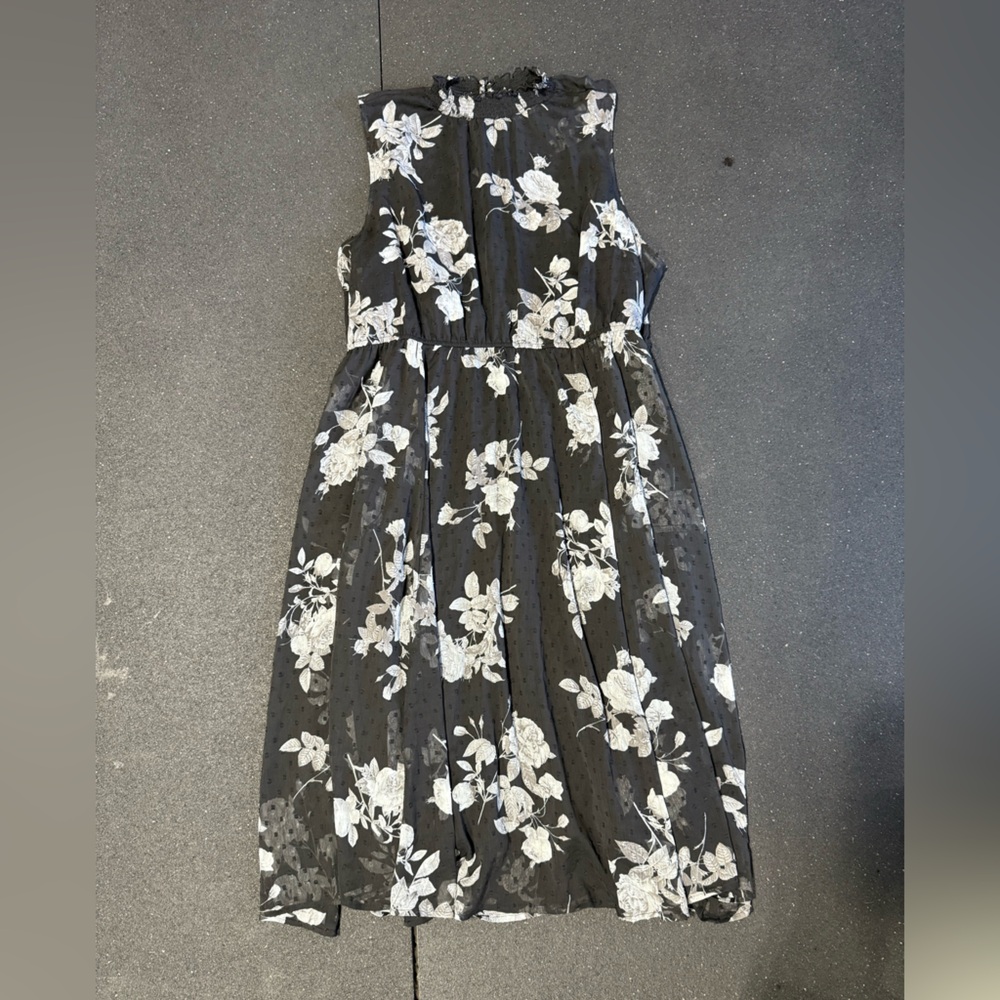 ✨ Torrid Black Floral Smocked Dress – Size 3 (3X / 22-24) ✨